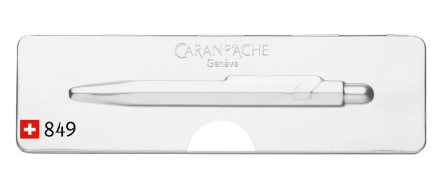 obrazek 3 Długopis 849 White (biały) w pudełku Slimpack