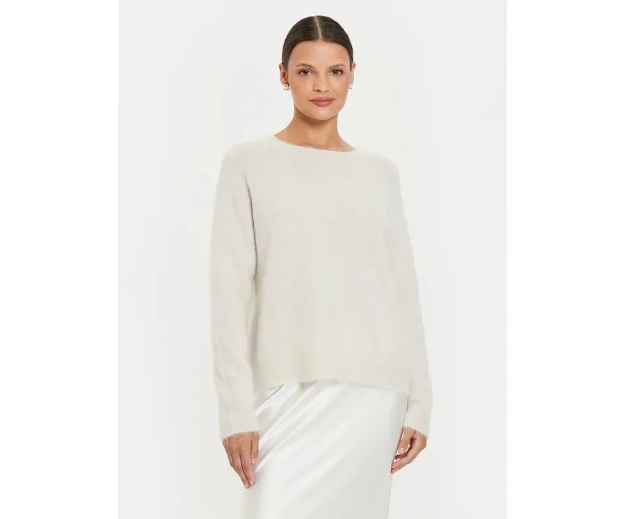 obrazek 1 Kontatto Sweter 3M0229 Écru Relaxed Fit