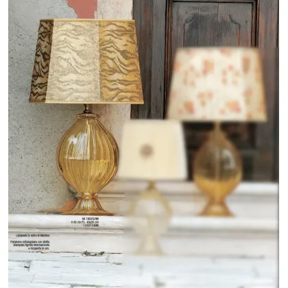 Zdjęcie Lampa ze szkła Murano z prostokątnym kloszem – Il Paralume Marina