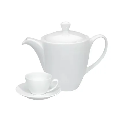 Zdjęcie Duży porcelanowy zestaw do kawy z wyjątkowej kolekcji Spirit White - Vista Alegre