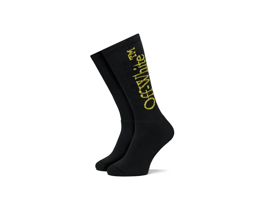 obrazek 1 Off-White Skarpety Wysokie Męskie OMRA075S23KNI0011018 Czarny