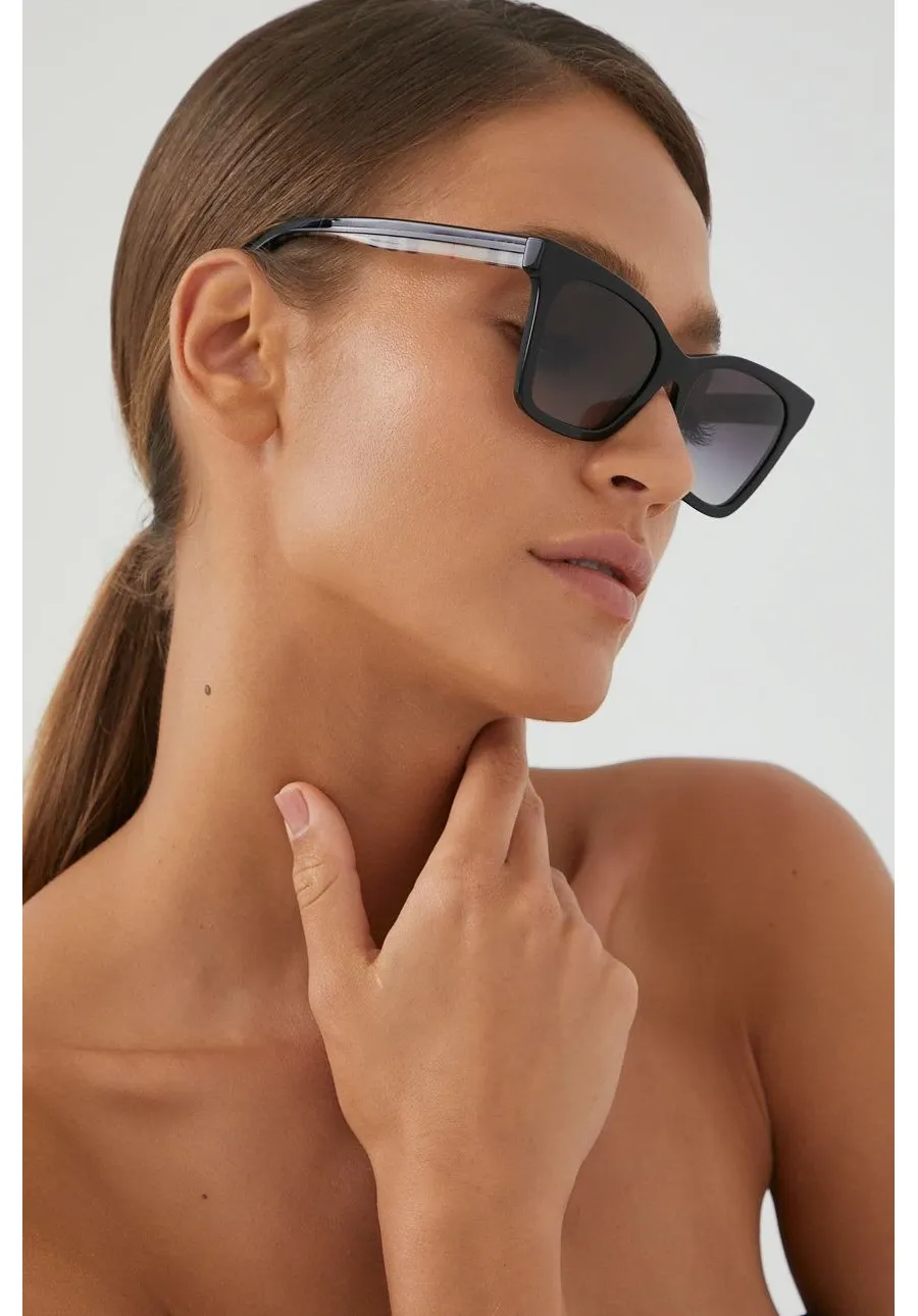 obrazek 1 Burberry Okulary przeciwsłoneczne ELSA damskie kolor czarny 0BE4346