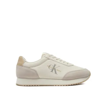 Zdjęcie Calvin Klein Jeans Sneakersy Retro Runner Low Mix Mtl YM0YM01032 Écru