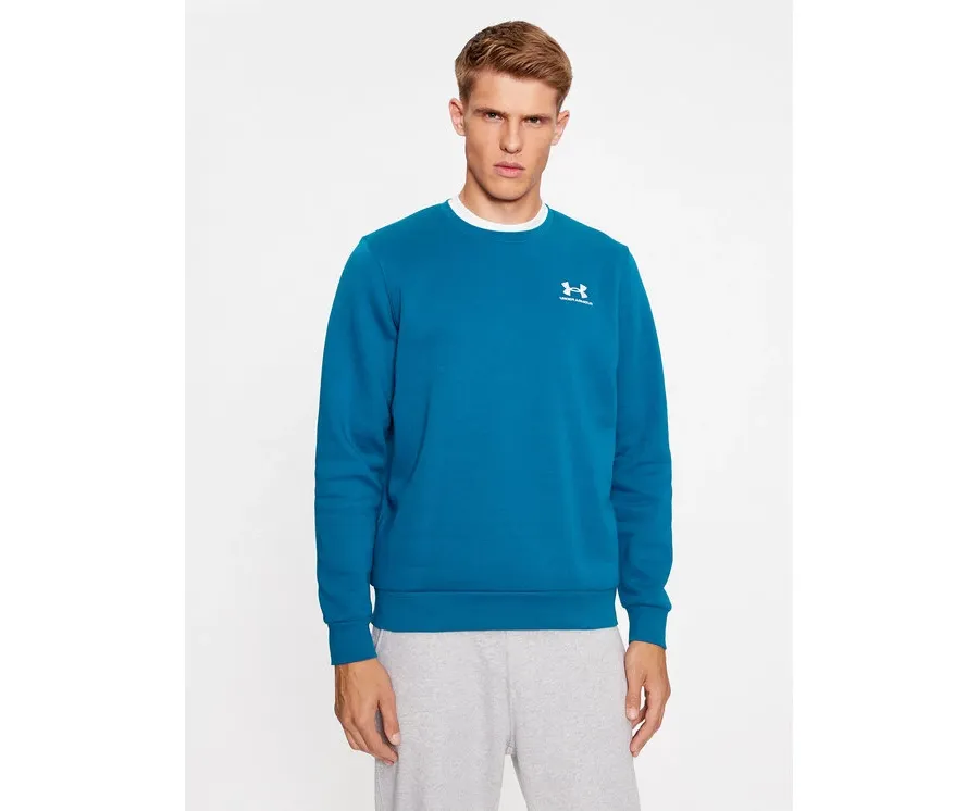 obrazek 1 Under Armour Bluza Ua Essential Fleece Crew 1374250 Niebieski Loose Fit