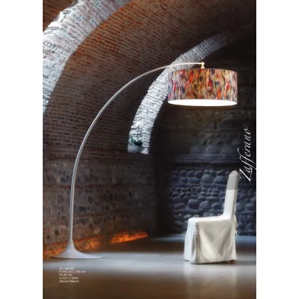 Zdjęcie Lampa podłogowa z rurką kalandrowaną – Il Paralume Marina