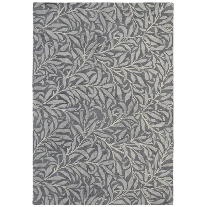 Zdjęcie Piękny szary dywan w kwiaty - WILLOW BOUGH GRANITE 28305
