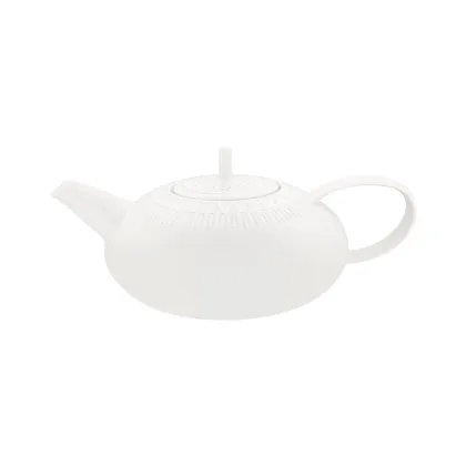 Picture Tea pot from the Ornament collection with a white relief ornament - Vista Alegre