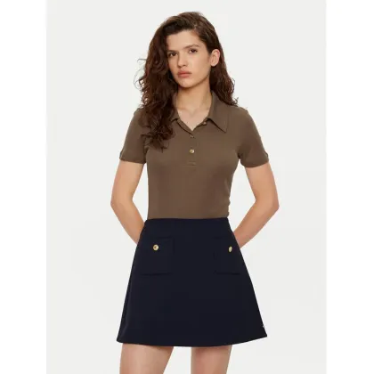 Zdjęcie Tommy Hilfiger Polo WW0WW44446 Brązowy Slim Fit