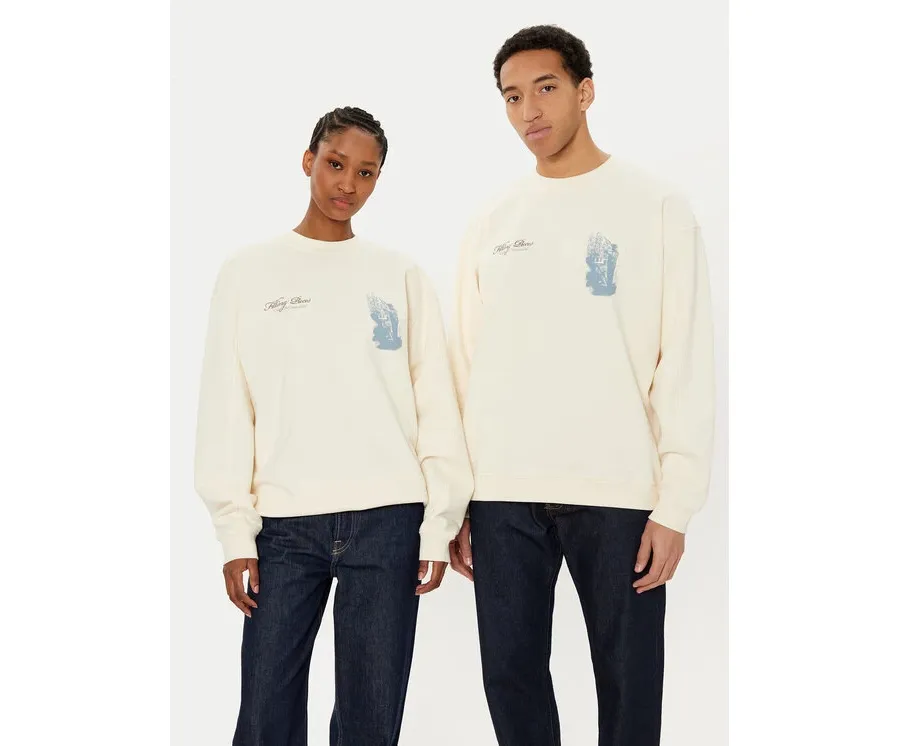 obrazek 1 Filling Pieces Bluza Unisex Gardener 7459985 Écru Regular Fit