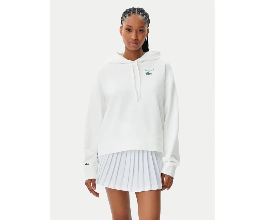 obrazek 1 Lacoste Bluza SF2649 Biały Relaxed Fit