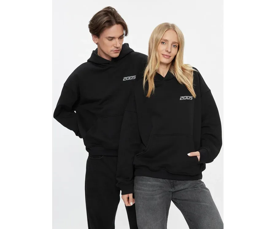 obrazek 1 2005 Bluza Unisex Basic Czarny Relaxed Fit