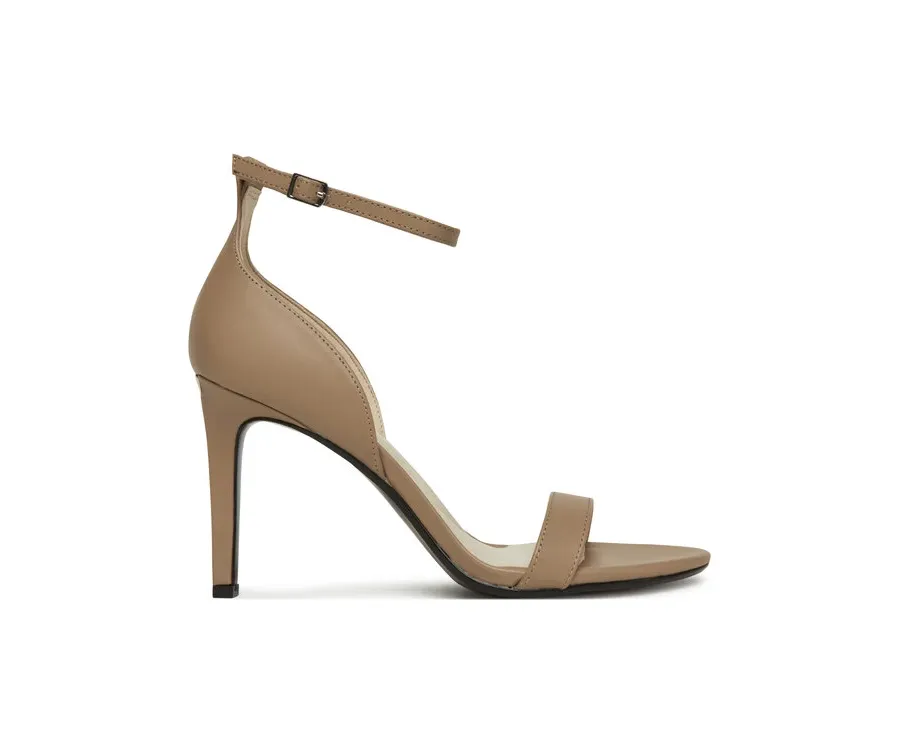 obrazek 1 Calvin Klein Sandały Heel Sandal 90 - Lth HW0HW02337 Beżowy