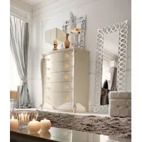 Zdjęcie Włoskie rzeźbione lustro Elodie 70x185cm - Avenanti