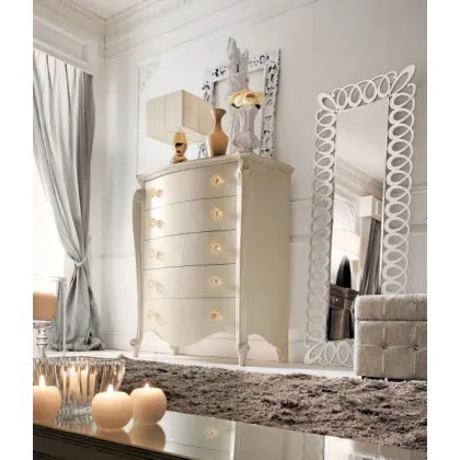 Zdjęcie Włoskie rzeźbione lustro Elodie 70x185cm - Avenanti