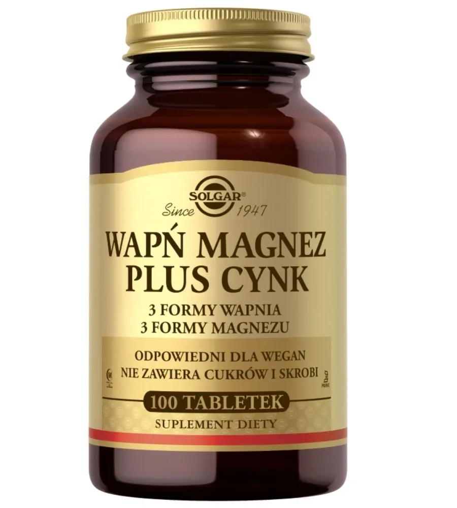 obrazek 1 Solgar Wapń Magnez Cynk tabletki