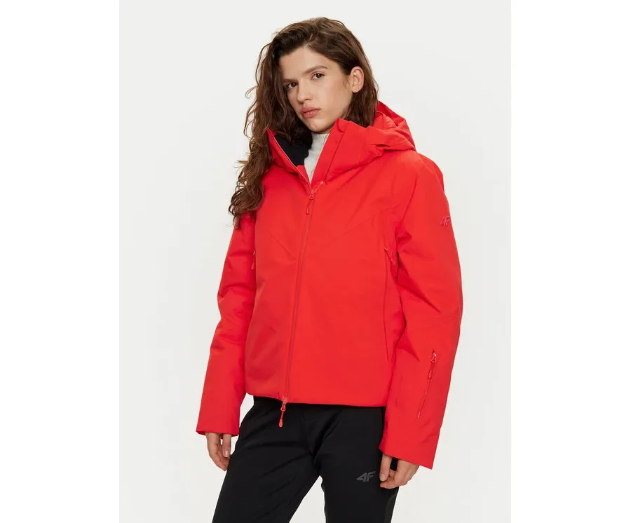 obrazek 1 4F Kurtka narciarska 4FWAW24TTJAF582 Czerwony Regular Fit