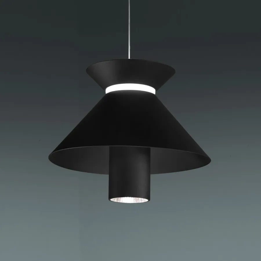 obrazek 1 Włoska lampa wisząca Hollyaudrey w czarnym kolorze