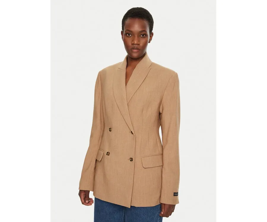 obrazek 1 Herskind Marynarka Laila 5411177 Beżowy Slim Fit