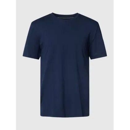Zdjęcie T-shirt z prążkowanym okrągłym dekoltem