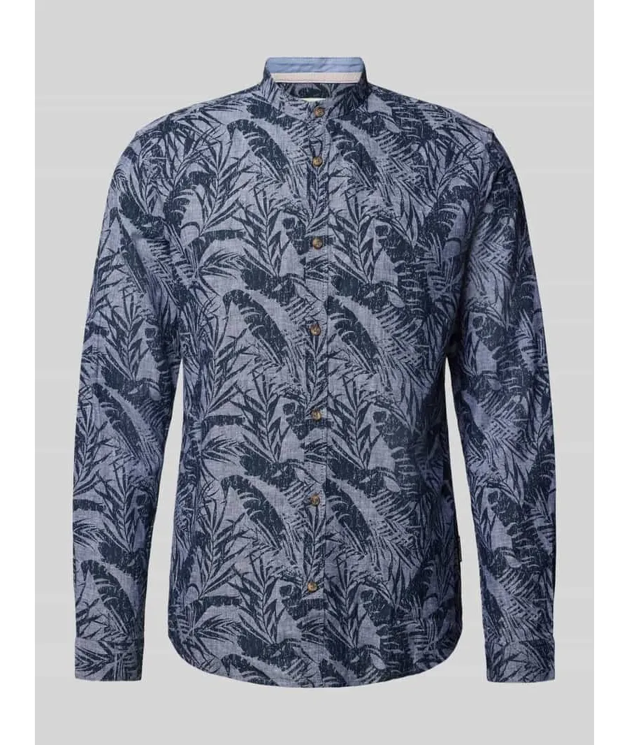 obrazek 1 Koszula casualowa o kroju regular fit ze stójką