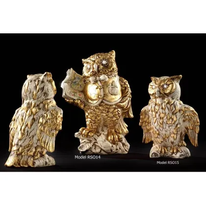 Picture Italian ceramic owl decorations