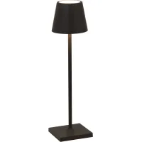 Zdjęcie Lampa stołowa Poldina Micro w kolorze czarnym