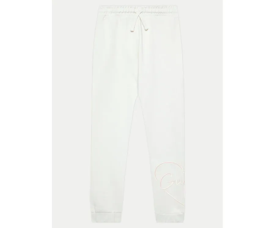obrazek 1 Guess Spodnie dresowe J4YQ16 KA6R3 Biały Relaxed Fit