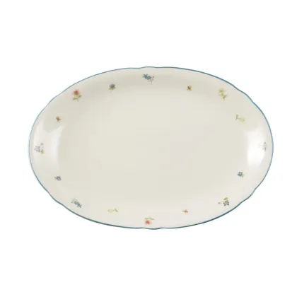 Zdjęcie Owalny porcelanowy półmisek do serwowania 31x21 cm - Seltmann Weiden