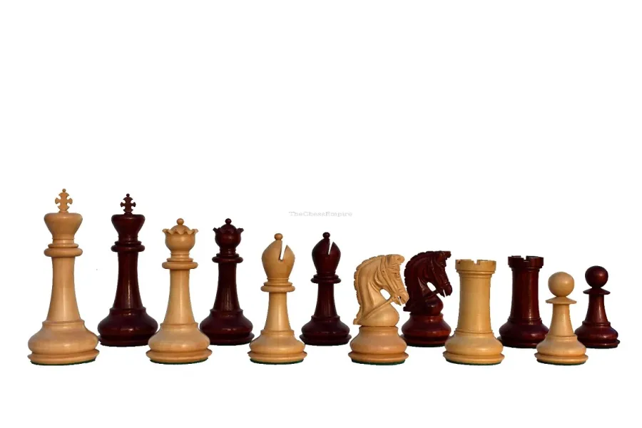 obrazek 9 Stylowy zestaw szachowy ukazujący drobiazgowe detale wykonania ręcznego - The Chess Empire