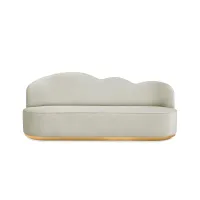 Picture Exclusive beige cloud sofa for children