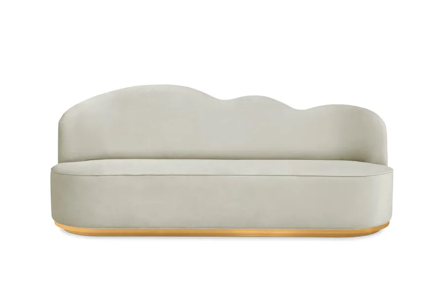 obrazek 1 Ekskluzywna beżowa sofa chmurka dla dzieci