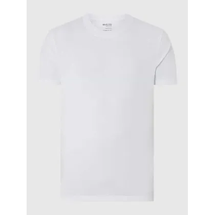 Zdjęcie T-shirt z prążkowanym, okrągłym dekoltem model ‘RELAXCOLMAN’