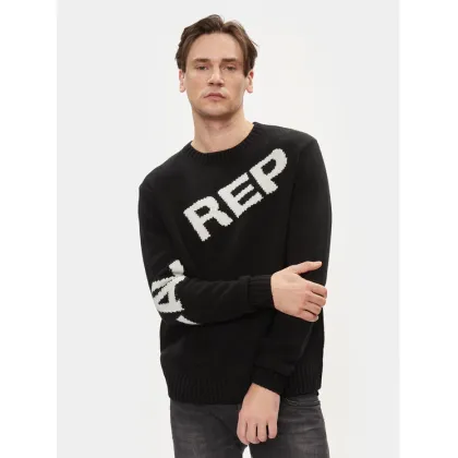 Zdjęcie Replay Sweter UK2514.000.G2897J Czarny Regular Fit REPLAY