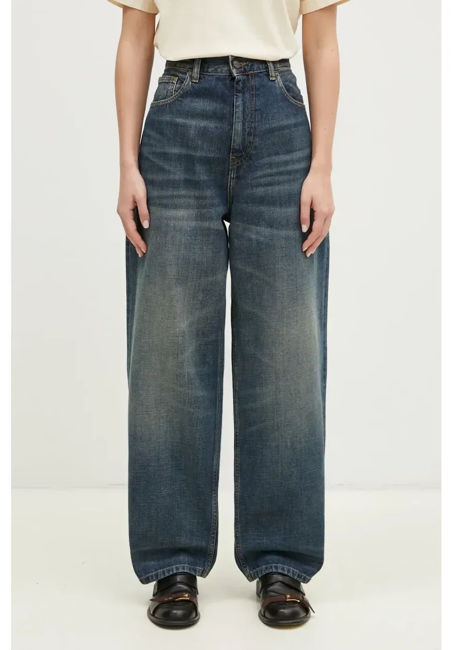 obrazek 1 Carhartt WIP jeansy Brandon Pant damskie high waist I034638.014Q