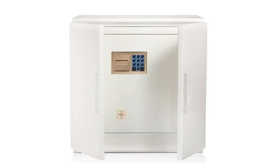 obrazek 4 Biały sejf na biżutierię i kosztowności dla kobiety - Agresti