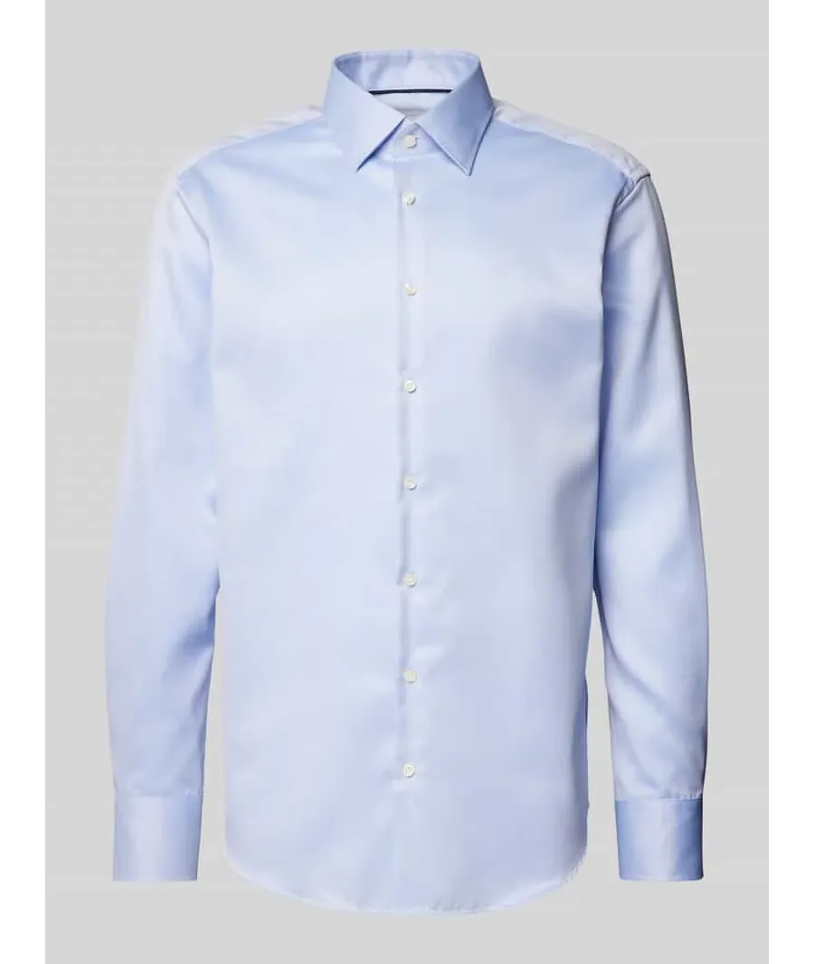 obrazek 1 Koszula biznesowa o kroju regular fit z kołnierzykiem typu kent