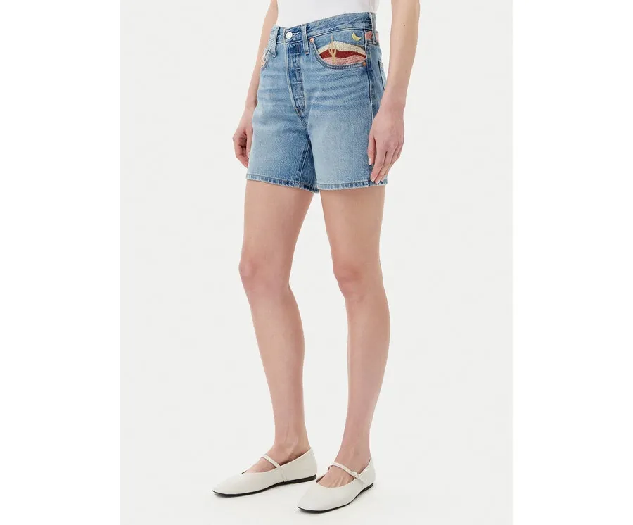 obrazek 1 Levi's® Szorty jeansowe 501® 85833-0078 Błękitny Regular Fit