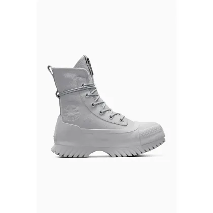 Zdjęcie Converse trampki skórzane Chuck Taylor All Star Lugged 2.0 CC kolor szary A12344C