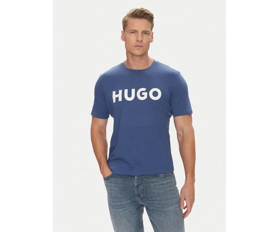 obrazek 1 HUGO T-Shirt Dulivio 50467556 Niebieski Regular Fit