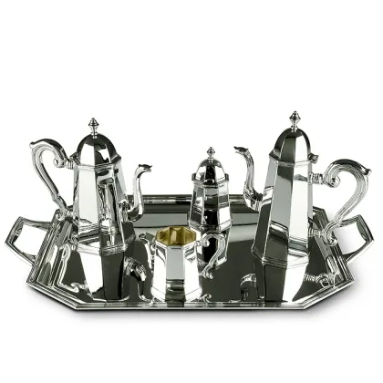 Picture Original silver coffee service + free set of exclusive coffees