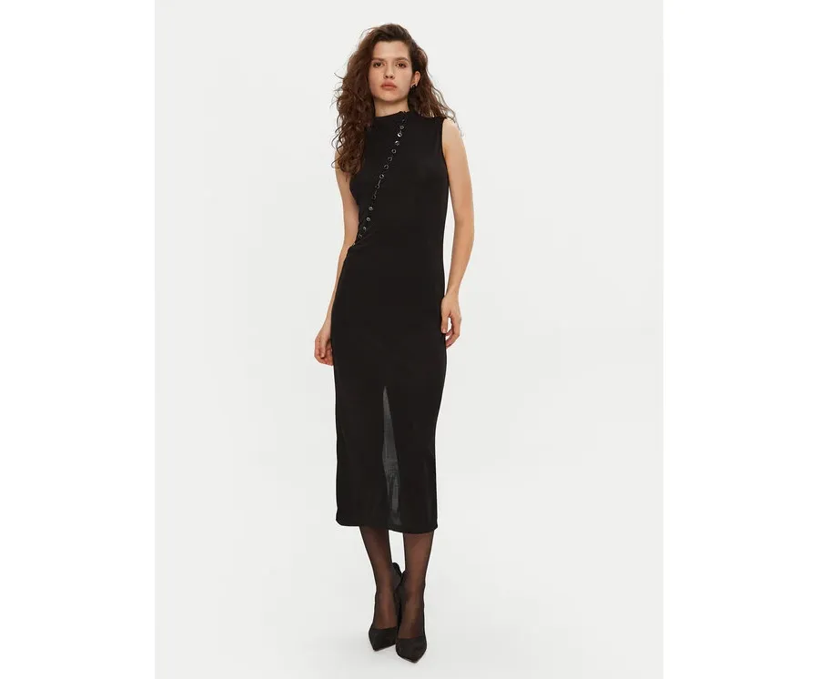 obrazek 1 Bruuns Bazaar Sukienka koktajlowa BBW3707 Czarny Regular Fit