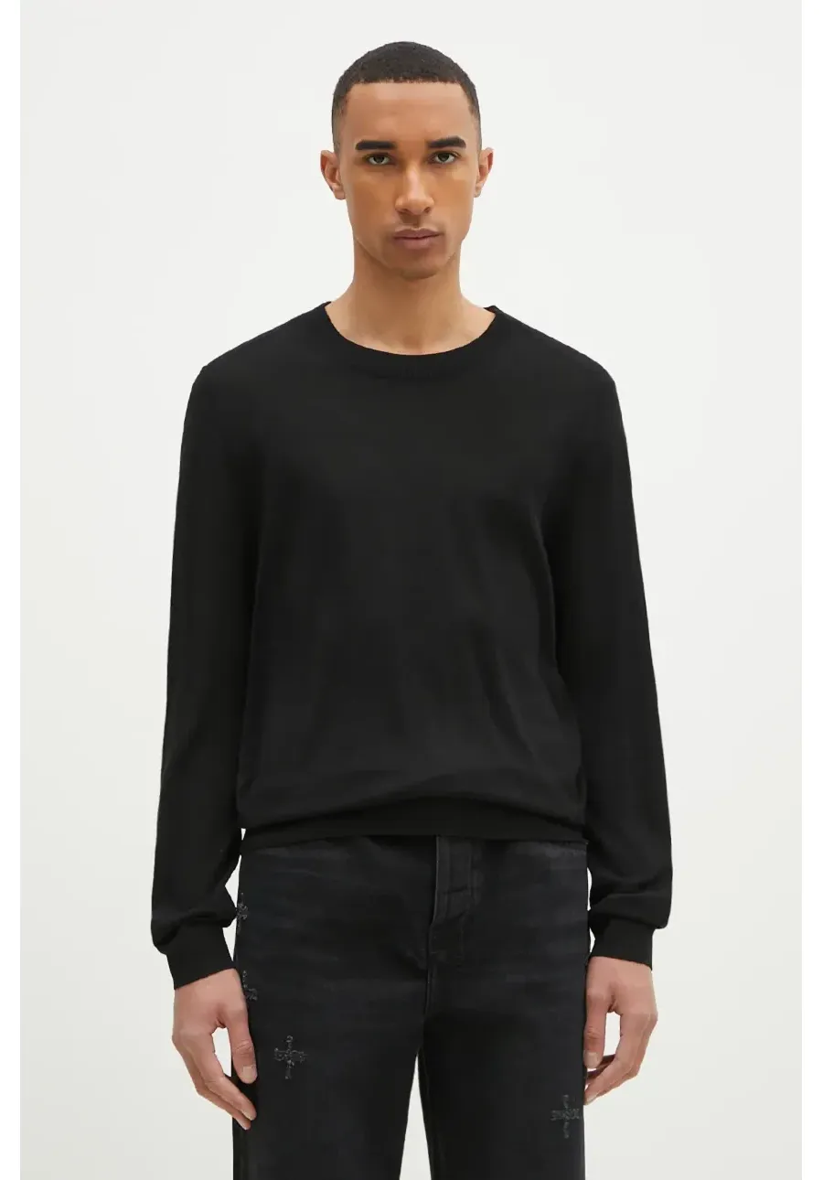 obrazek 1 Paul Smith sweter wełniany męski kolor czarny lekki M1R-238Z-P02093