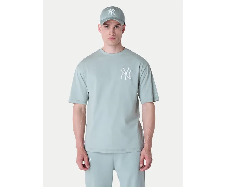 obrazek 1 New Era T-Shirt New York Yankees MLB League Essential Pastel 60596180 Zielony Regular Fit