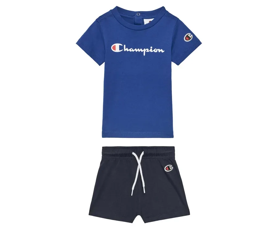 obrazek 1 Champion Komplet t-shirt i spodenki 307055 Kolorowy Regular Fit