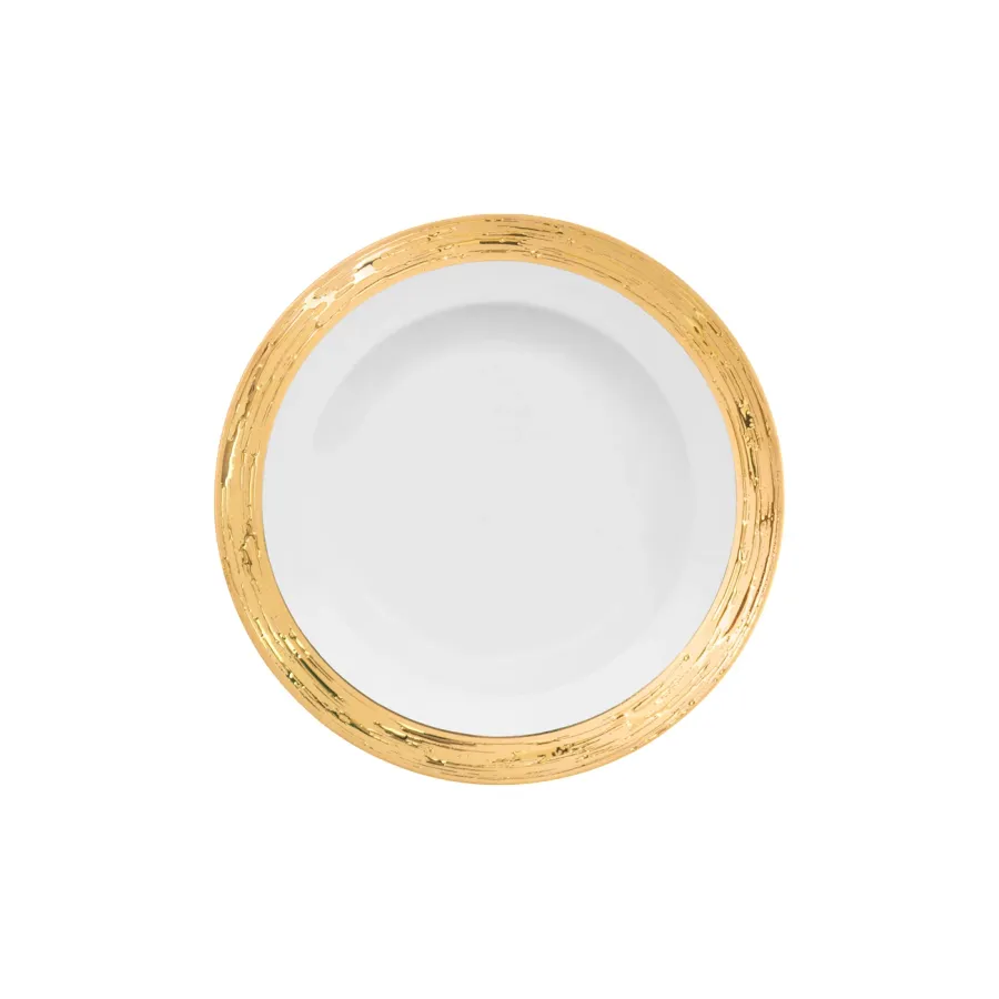 obrazek 1 Wyjątkowy porcelanowy talerz do zupy 23 cm - Porcel