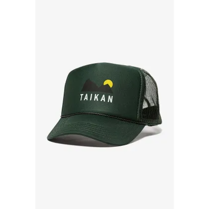 Zdjęcie Taikan czapka z daszkiem Trucker Cap kolor zielony z nadrukiem TA0004.FGN-FGN