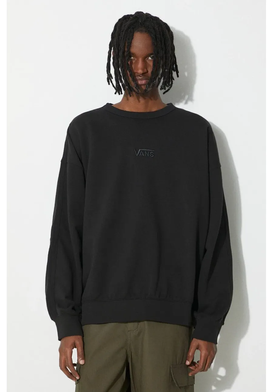 obrazek 1 Vans bluza bawełniana Premium Standards Crew Fleece LX męska kolor czarny gładka VN000GBWBLK1