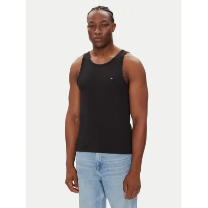 Zdjęcie Tommy Jeans Tank top Classic Flag DM0DM21927 Czarny Slim Fit