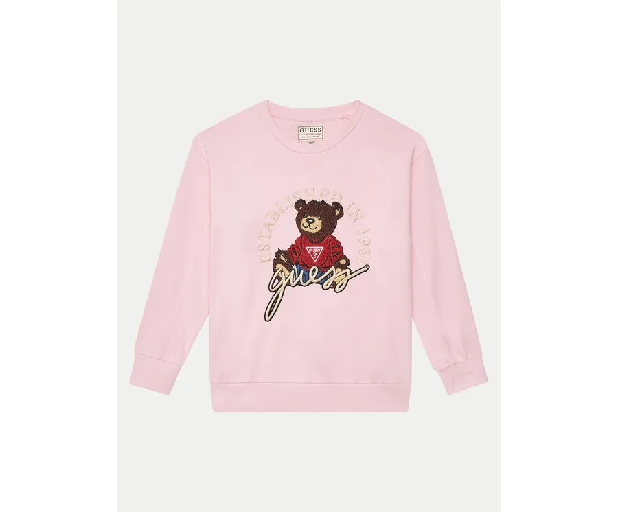 obrazek 1 Guess Bluza H5RJ01 KAD74 Różowy Regular Fit