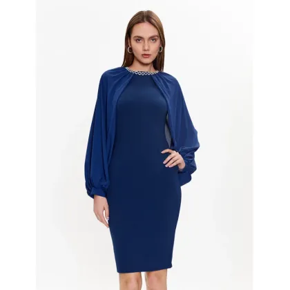 Zdjęcie Rinascimento Sukienka koktajlowa CFC0018940002 Granatowy Regular Fit